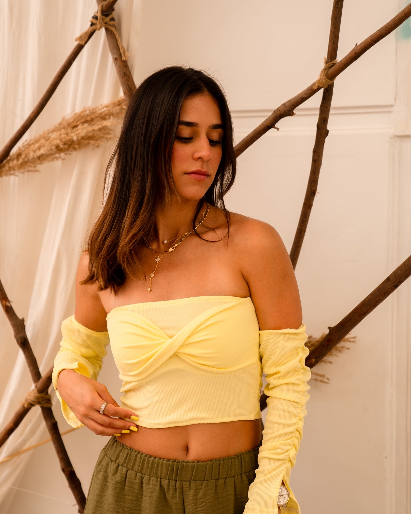 Scilla Top in Butter Yellow