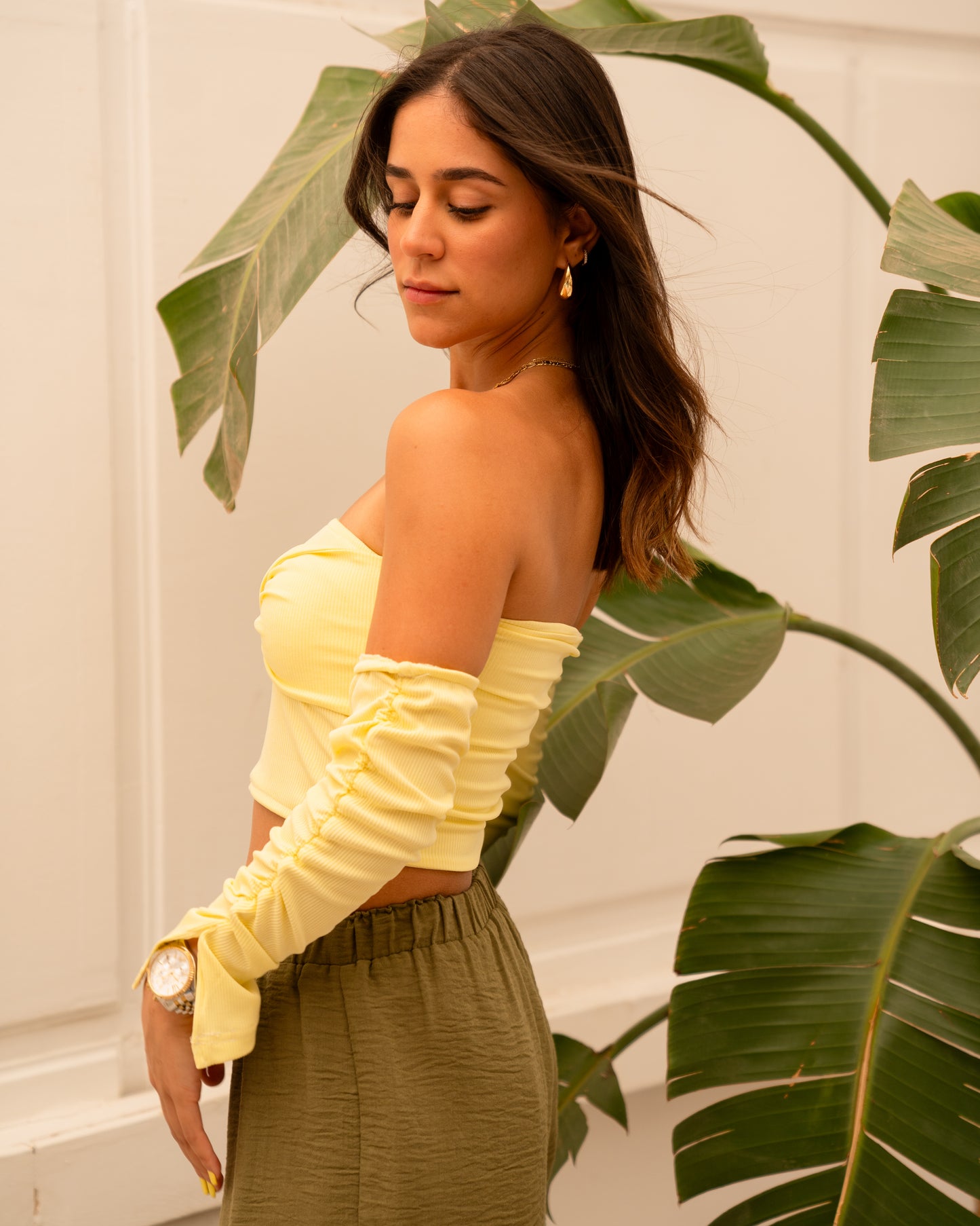 Scilla Top in Butter Yellow