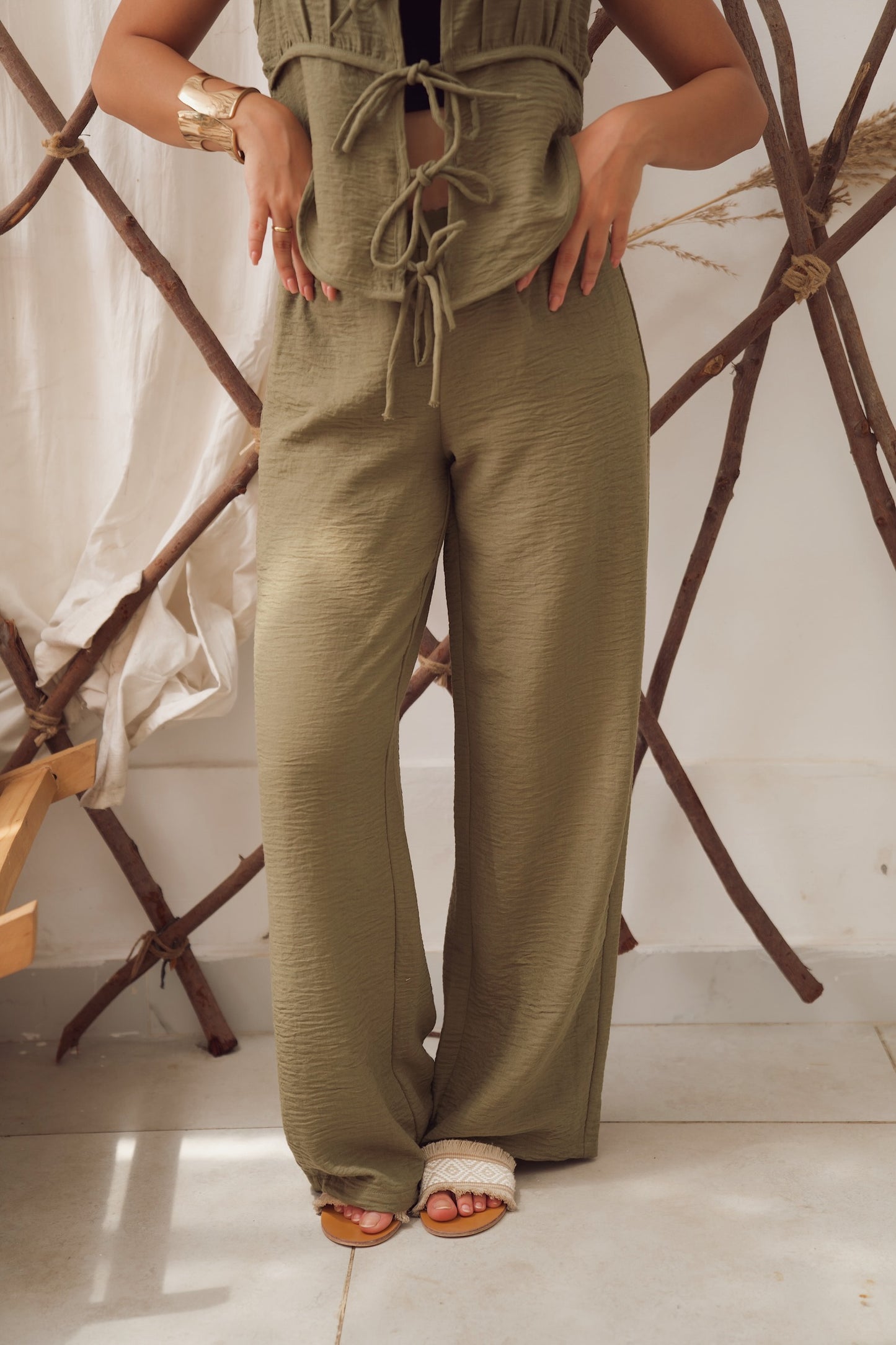 Marbella Pants in Olive